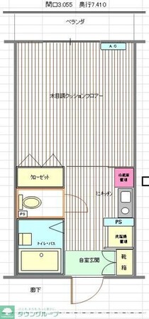 犬目学生マンションの物件間取画像